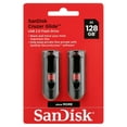 thumbnail image 2 of SanDisk 128GB Cruzer Glide USB 2.0 Flash Drive 2 Pack - SDCZ60-128G-AW462, 2 of 6