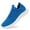 Blue022, variant on Men's Running Shoes Fashion Sneakers - Lightweight Breathable Flying Knitting Lace Up Mesh Walking Shoes Workout Casual Sports Shoes Light Blue Size 11