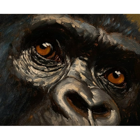 Paint by Numbers for Adults Kids Beginner Deep Gaze DIY Acrylic Painting by Numbers Kits with Brushes Acrylic Pigment Home Decoration Gifts 16 x 20 inch