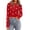 Red White Heart, variant on Zeagoo Women' Fall Crewneck Cropped Sweater Trendy Long Sleeve Ribbed Knit Pullover Jumper Tops