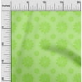 thumbnail image 2 of oneOone Rayon Lime Green Fabric Fruits Lemon Slice Sewing Material Print Fabric By The Yard 56 Inch Wide, 2 of 4