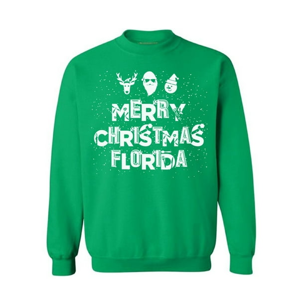 Awkward Styles Merry Christmas Florida Sweatshirt Christmas Holiday ...