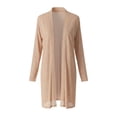 thumbnail image 5 of Rggeeun Lightweight Cardigans for Women Long Cardigans Open Front Long-Sleeve Outerwear Soft Casual Sequins Clothes Outdoor Wear Classic,Gold,2XL, 5 of 5