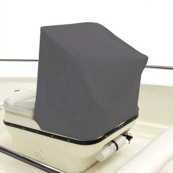 NEH Boat Center Console Cover Storage Cover- 40"L x 46"W x 45"H - Gray Heavy Duty Water Resistant Thick Polyester Fabric