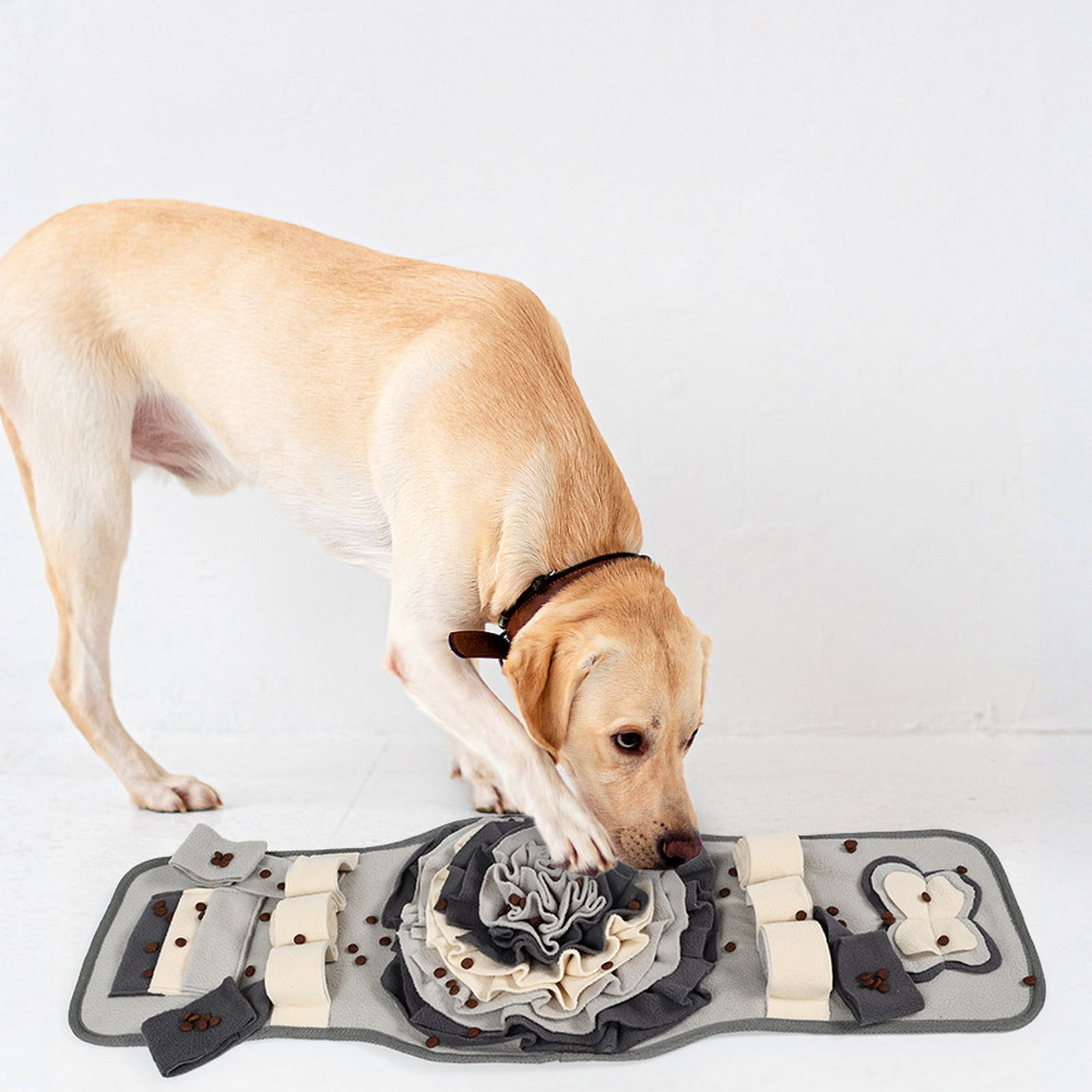Dog Snuffle Mat, Watch-Shaped Interactive Pet Toy - Chewable, Treat-Dispensing, Puzzle Game with Self-Entertainment, All-Season Usability - For Small to Medium Dogs, Indoor & Outdoor Play, Mental Sti