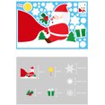 thumbnail image 4 of Agiferg Christmas Electrostatic Stickers Snowflake Elk Set Door Window Glass Stickers, 4 of 6