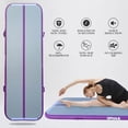 thumbnail image 4 of Air mat Tumble Track 10ft 13ft 16ft 20ft Gymnastics Inflatable Tumbling mat 4in 8in Thickness for kids Home Use Gym Yoga Training Cheerleading with Electric Air Pump Carry Bag, 4 of 8