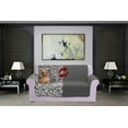 thumbnail image 2 of Mocassi Reversible Sofa Slipcover Water Resistant Furniture Protector Pet Couch Covers Smart Leaf Oversized Sofa, Gray, 2 of 3