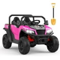 thumbnail image 1 of Bingirl 24V Ride on Dump Truck,24V Ride on Car with Remote Control,Electric Dump Bed and Extra Shovel,Ride on Tractors Car with Music Player Key Start pink, 1 of 8