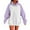 Purple, variant on ShomPort Oversized Sweatshirts for Womens Patchwork Drawstring Long Sleeve Fall Thermal Tops with Pockets
