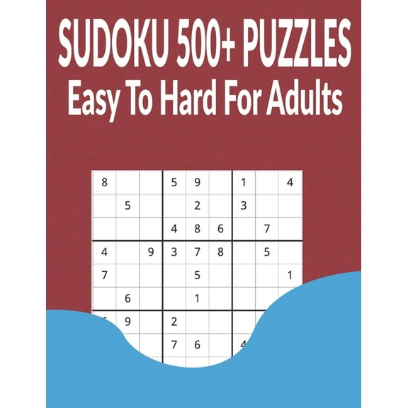 Sudoku 500  Puzzles Easy to Hard for Adults: Different level puzzles with Answers, (Paperback)