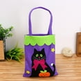 thumbnail image 4 of Halloween Non Woven Tote Bag Candy Bag Pumpkin Trick or Treat Bag Gift Bag for Kids Party Favors Jewelry Props, 4 of 6