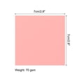 thumbnail image 2 of Unique Bargains 25 Sheet Origami Paper Double Sided Fluorescent Bright Pink 2.8x2.8 Inch Square Sheet for Art Craft Project, 2 of 5