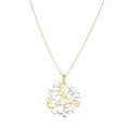 thumbnail image 1 of 14k Yellow White Gold Tree Of Life Pendant Necklace, 18", 1 of 2