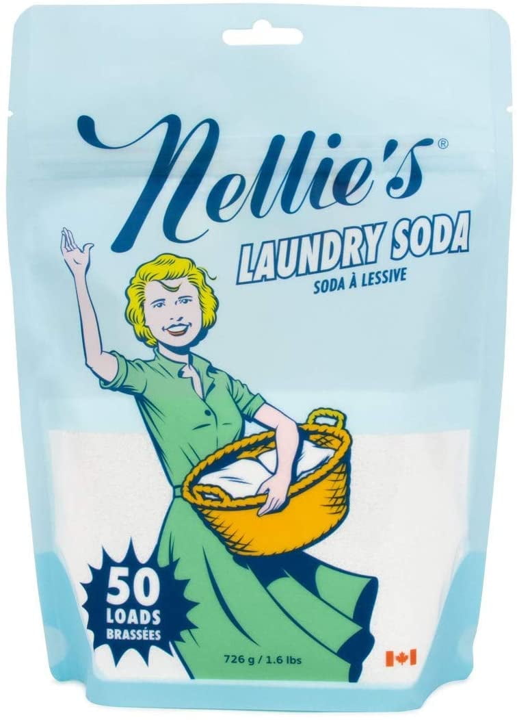 Nellie's Laundry Soda, 50 Load Bag, 1.6lbs