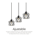 thumbnail image 2 of Lampara De Techo Decorativa Vintage Candelabro De 3 Cabezas, 2 of 4