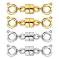 thumbnail image 2 of 4x4 Piezas Cierres Magnéticos Para Collar Extensores De Superficie Brillantes Versátiles, 2 of 8