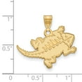 thumbnail image 2 of Real 14kt Yellow Gold LogoArt Texas Christian University Large Pendant; for Adults and Teens; for Women and Men, 2 of 2