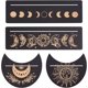 thumbnail image 1 of 4 soportes de madera para cartas de tarot, color negro, con forma de luna de 4,9'' y rectángulo de 9,8'', hechos a mano., 1 of 7