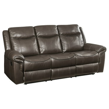Samara Collection Modern Upholstered Transitional Reclining Sofa with ...