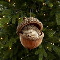 thumbnail image 4 of 9Pcs Forest Animal Acorn Ornaments, Cozy Forest Christmas Ornaments, Pine Cone Animal Christmas Tree Hangning Ornaments, 2D Acrylic Christmas Decorations for Home Decor, 4 of 7