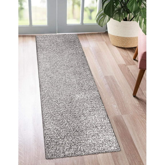 Kaluns Runner Rug, Hallway Runner, Super Absorbent, Non Slip PVC Waterproof Backing, Machine Washable (2'x6' Runner, Gray)