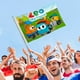 thumbnail image 4 of Leo el Camión Bandera impresa con temática, regalo perfecto para fanáticos, amigos y familiares, y adecuada para actividades al aire libre e interiores, decoraciones de fiesta. 90 cm × 150 cm., 4 of 6