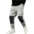 thumbnail image 3 of YueHuiYing Men's Long Set Solid Color With Casual Sweatshirt Work Pants Sports Set Long Sleeved Hooded Set, 3 of 4