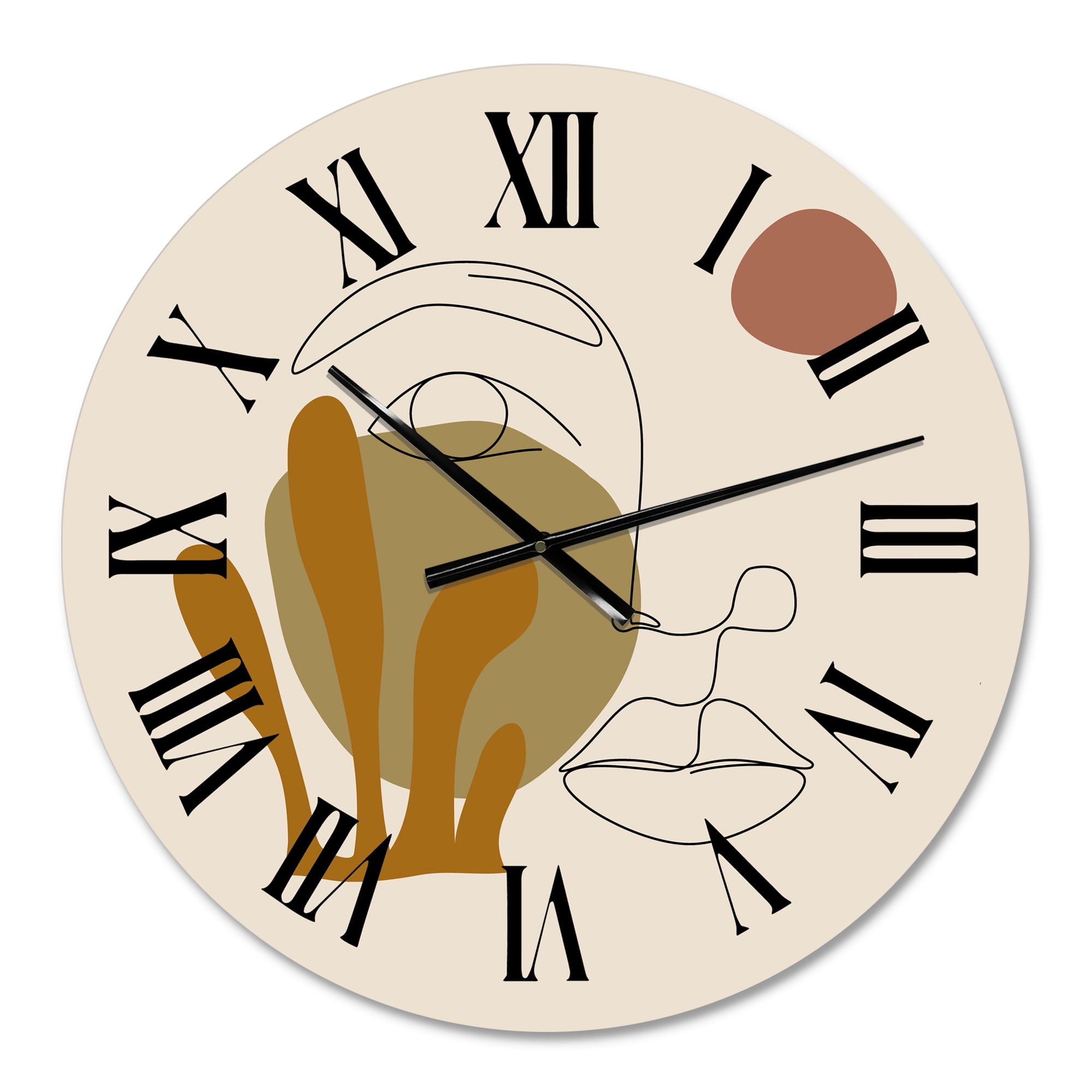 Designart 1 in Modern/Contemporary Wall Clock