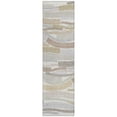 thumbnail image 2 of Addison Rugs Chantille Indoor/Outdoor Transitional Stripes Ivory Machine Washable Runner Rug, 2'3" x 7'6", 2 of 7