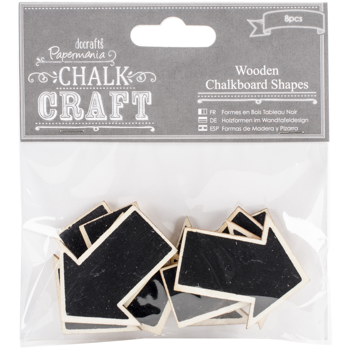 Chalk Craft Wooden Chalkboard Shapes 8/PkgArrows 1.625"X1.75
