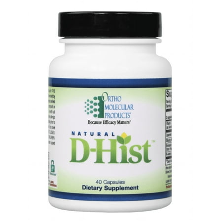 Natural D-Hist (40 capsules) by Ortho Molecular Products 40ct