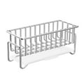 thumbnail image 1 of Stainless Steel Hanging Sponge Caddy For Kitchen Sink Organizer With M Shape Hook Movable Sink Caddy For Sponge Brush Stopper Drainage Rack 8.26X3.74X3.54 In Utility Basket For Cleaning To, 1 of 6