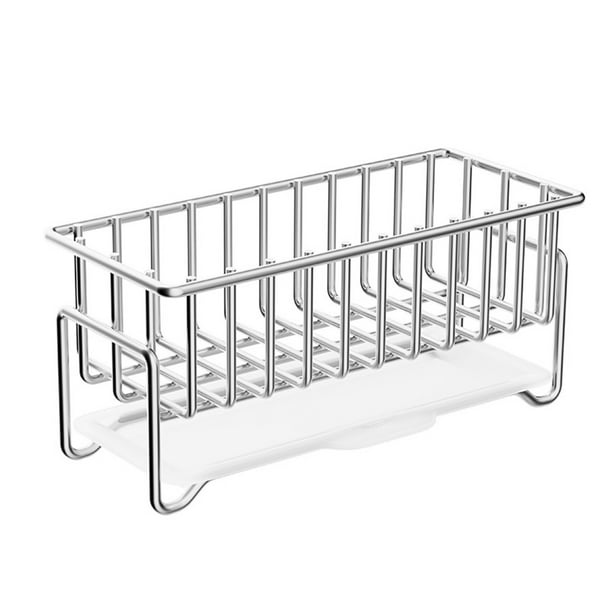 Esponja Del Organizador Del Fregadero de Cocina para Fregadero de Cocina Caddy Móvil Del Fregadero de Cocina con Forma de Gancho Esponja Colgante de Acero Inoxidable Caddy para Cepillo de Esponja