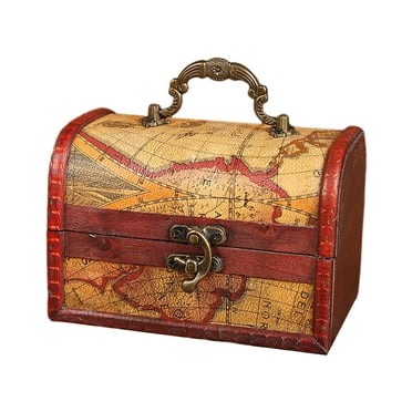 Small Treasure Box Pirate Chest Vintage Treasure Box Small Treasure