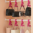 thumbnail image 4 of OnDisplay LuxeArch: Premium Wide Arch Acrylic Handbag/Purse/Backpack Hanger (Pink, 1), 4 of 7