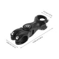 thumbnail image 2 of OULII Bike Handlebar Stem Riser De Aluminio Para Bicicletas Mixtas Con Alta Durabilidad Negro, 2 of 8