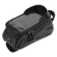 thumbnail image 2 of Bike Bag, Bike Front Frame Bag Light Baffle Hook And  Fixing Touch Screen Inner Pocket With Headphone Jack For Road Bike, 2 of 8