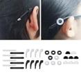 thumbnail image 2 of Almohadillas nasales para gafas, correas de sujeción para gafas, ganchos para las orejas de silicona antideslizantes, fundas 16 pares, 2 of 9