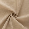 thumbnail image 5 of Bailu Linen Semi Sheer Curtains Tab Top Light Filtering Elegant Curtains & Drapes for Bedroom (Tan, W52 x L63, 2 Panels), 5 of 7