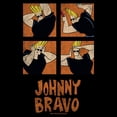 thumbnail image 2 of Men's Johnny Bravo Poses Grid  Graphic T-Shirt, 2 of 4
