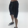 thumbnail image 4 of Pantalones cortos para hombre a 1/6 Pantalones cortos para hombre para juguetes calientes que cambian el kit de negra, 4 of 9