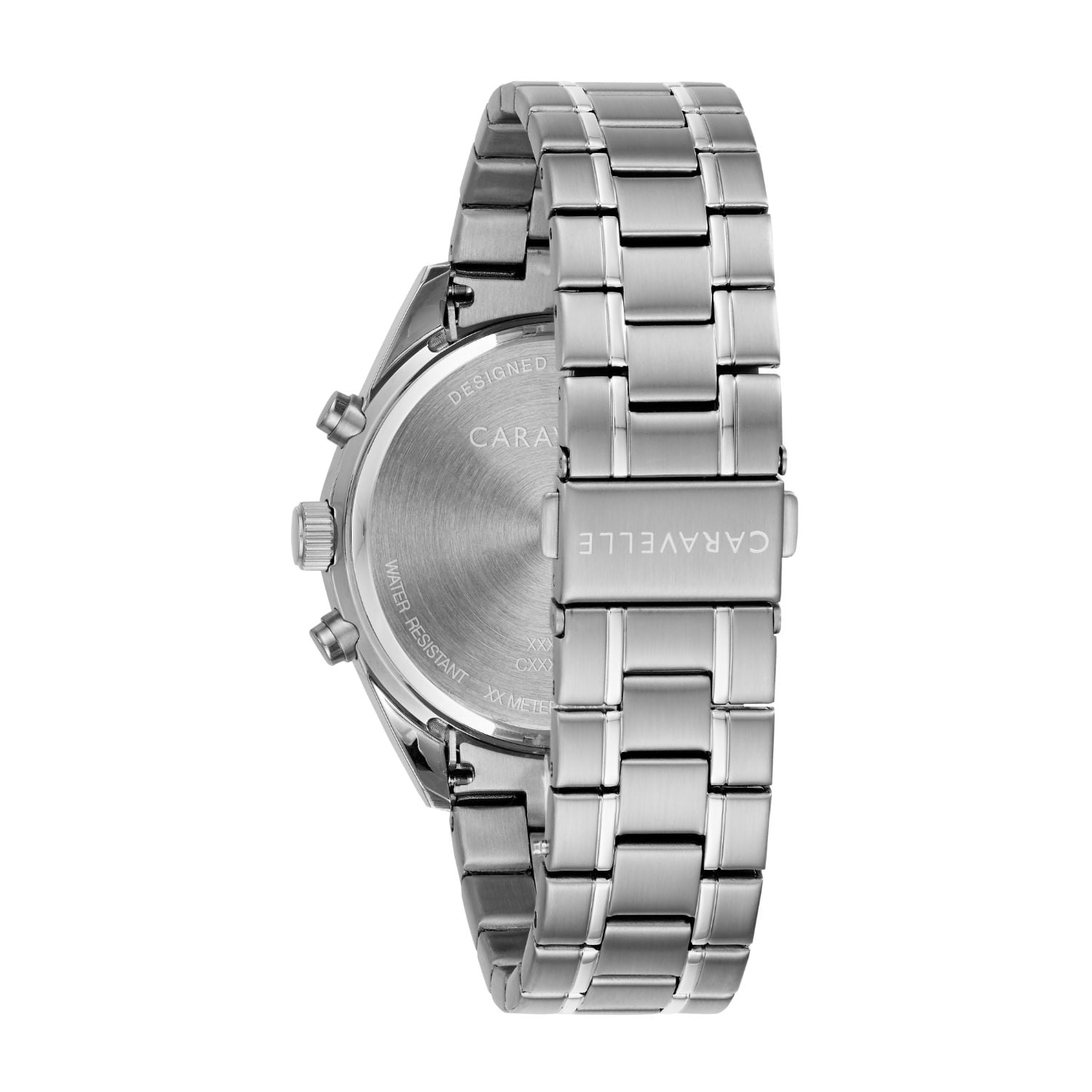 Caravelle Designed By Bulova Men's Chronograph Black Dial Watch