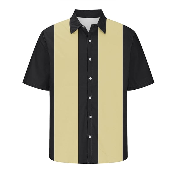 Camisa Hawaiana para Hombres Imprimir Manga Corta Divertida Tropical Casual Camisa de Playa, Botón Hawaiano para Hombres