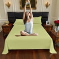 thumbnail image 3 of Solid Color Minimalist Bedding Set for Bedroom - Skin Friendly - Sheet Comfort Sleep Multifunctional Household Linens, 3 of 3