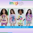 thumbnail image 3 of Disney Inside Out Anger Anxiety Joy T-Shirt and French Terry Shorts Outfit Set Toddler to Big Kid, 3 of 5