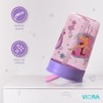 thumbnail image 4 of Magma Life Termo Infantil Twin Tumb, Vaso Entrenador para Niños de 450 ml (2Pzs), Popote Flexible Antiderrames, Fácil de Limpiar, Ideal para Viajes, Botella de Agua para Niños, Apto para Lavaplatos, 4 of 7