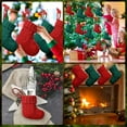 thumbnail image 4 of 12 Pcs Christmas Mini Stockings Xmas Classic Stocking Small Hanging Christmas Fireplace Decoration for Holiday Party, 4 of 7