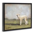 thumbnail image 3 of Stupell Industries Rustic Lodge Baby Lamb Farmland Animal Black Floating Frame Canvas Art, 21 x 17, by Sara Baker, 3 of 8