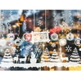 thumbnail image 3 of Happy Christmas Decorations Window Clings Wall Sticker Decals for Home Office Party Decor (White Tree), 3 of 6